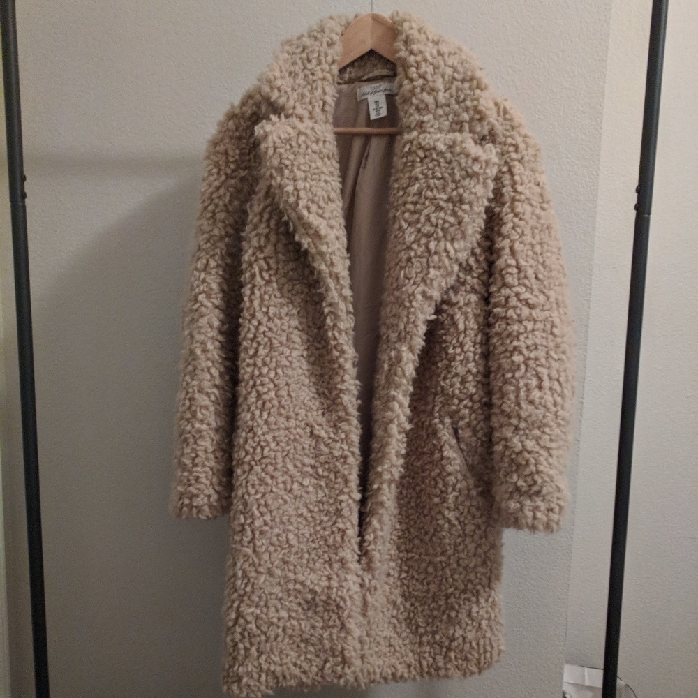 H&M Teddy Pile Coat